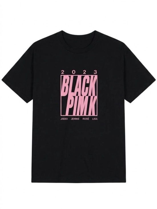 Other - Blackpink 2023 World Tour Graphic T Shirt Black Pink XL